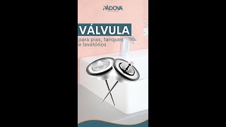 COMO INSTALAR SUA VÁLVULA DE LAVATÓRIO, TANQUE OU CUBA DE BANHEIRO - PÁDOVA