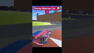 Funny Narrow Car 🚗 😂 || SAKURA School Simulator #shorts