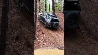 Slippery hill #toyota #4runner #offroad #trail #4x4