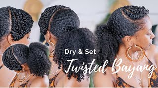 Simple Wash Day Style For Natural Hair | Twisted Bayang (Talk Through)