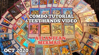 Yu-Gi-Oh! Atlantean Mermail Test Hands & Combos Video *MAKE INSANE BOARDS*( October 2020)