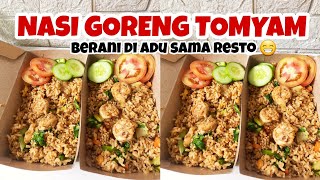 Nasi goreng tomyam  ala resto || rate 10000/10 !!!