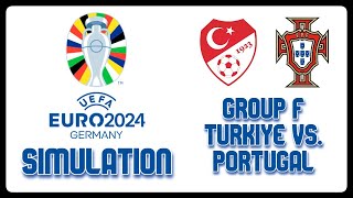 Turkiye vs. Portugal | Euro 2024 Simulation | EA Sports FC 24 (PC)