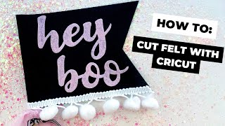 DIY Pennant Wand | How to Cut Felt With the Cricut Explore Air 2