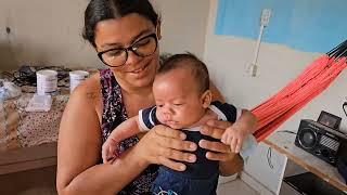 BEBÊ GAEL RECEBE AJUDA E SUA MOSTRA SEU TRABALHO EM CASA #2024