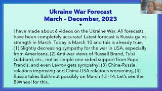 Ukraine War, Part 7: March - December 2023 Prediction