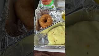 IRCTC Food at Vande Bharat | Uppittu Kesari bath and uddina vade | Monkvlogs #shorts