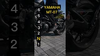 Maximum speed for each gear on a Yamaha MT-07