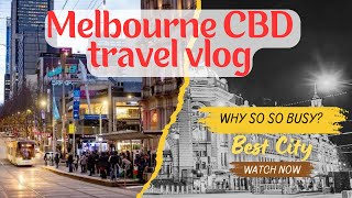 Melbourne CBD Travel Vlog | Christmas Eve par full time busy #melbourne #travelvlog #christmas  ￼