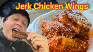 Jamaican Fusion Food: Jerk Chicken Wings Taste Test | JamaGrille Restaurant and Lounge Bar