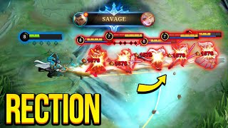 30 AMAZING MOBILE LEGENDS RECTION Play !  ✅