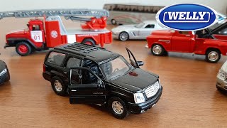 Машинка Велли Welly Cadillac Escalade Коллекционные модели