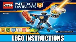 LEGO Instructions - Nexo Knights - 70362 - Battle Suit Clay - Battle Suits