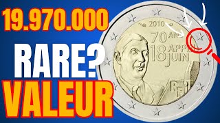 VALEUR pièce de 2 EURO 2010 FRANCE 19 970 000 ?