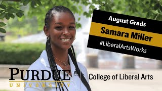 August Grads: Samara Miller #LiberalArtsWorks