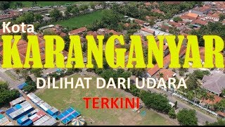 Kota Karanganyar Kebumen dari Udara - Alun-alun Karanganyar Kebumen