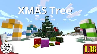 XMAS decorations 1 - XMAS Tree | Minecraft Tutorial #Shorts