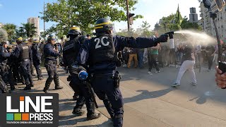 Manifestation retraites. Dernière mobilisation avant l'été ? / Paris - France 06 juin 2023