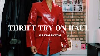 Thrift Try On Haul | Gucci Blazer, New Levis & Transitional Pieces