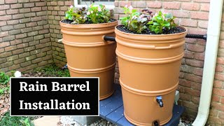 Installing EarthMinded DIY Rain Barrels