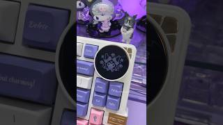 kuromify my  feker K75 keyboard from mechlands #keyboard #kuromi #sanrio #asmr #unboxing