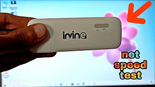 IRVINE 4GWIFI DONGLE INTERNET SPEED TEST || enjoy channel tricks