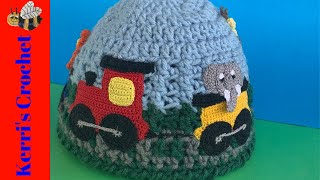 Decorating Train Track Beanie Tutorial