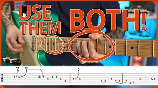 USEFUL LICKS using TWO DIFFERENT BLUES BOXES: the 1st and the 4th