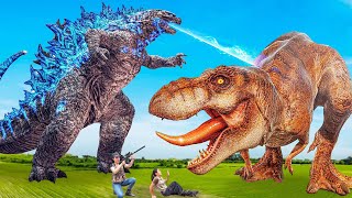 Most Dramatic T-rex attack 2 | T-rex Vs Elenphat | Jurassic Park Fan-Made Film | Dinosaur Family