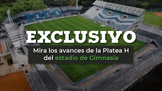 EXCLUSIVO | Mira los avances de la Platea H del estadio de Gimnasia