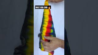 पुराने CARRY BAG 🛍️ फेंकने से पहले ये देख लो 🤔 || CARRY BAG 🛍️ TIE DYE 🔥😳#shorts #textile #ytshorts