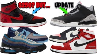 AIR JORDAN 1 HIGH 85 BRED $250 BUT, JORDAN 3 BLACK CEMENT, STASH AIR MAX 95 + AIR FORCE 1 + MORE