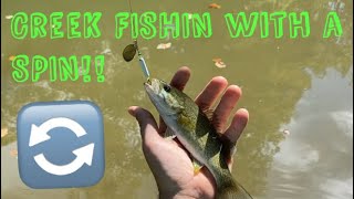 Creek FISHING w/ CUSTOM ROOSTER TAILS!!