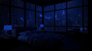 Insomnia Relief: Soothing Rain on Your Bedroom Window for Deep Sleep 🌧️💤