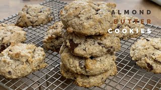 No Flour Almond Butter Cookies | 15 min Easy Cookie Recipe