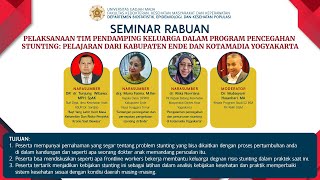 Seminar Rabuan - Pelaksanaan Tim Pendamping Keluarga Dalam Program Pencegahan Stunting