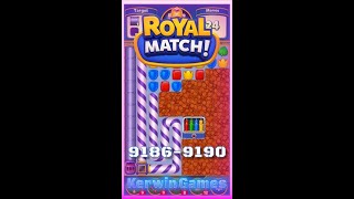 Royal Match Level 9186 9187 9188 9189 9190 - No Boosters Gameplay