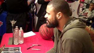 Tyson Chandler Signing at Modell's Sporting Goods, Times Square