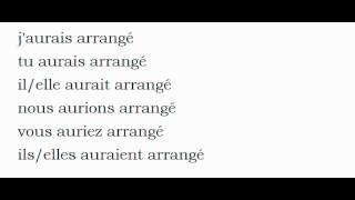 French conjugation  = Arranger