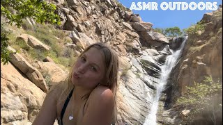 ASMR While Hiking To A Waterfall 🌞