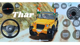 Dollar (Song) Modified Mahindra Yellow Thar || Indian Car Simulator 3D ||