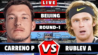 🔴LIVE:  RUBLEV VS CARRENO-BUSTA P • China Open 2024 #Rublev #tennis #atp #ChinaOpen #round1