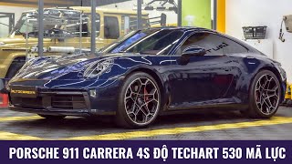 Xe lướt Porsche 911 Carrera 4S độ sẵn TechArt PowerKit và gói phụ kiện chính hãng giá trên trời