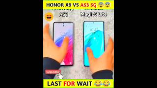 HONOR X9 VS Samsung A53 5G 🤯 #shorts #iphone