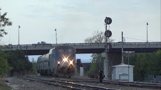 Amtrak 698 Does Its Reverse Move Into Portland from Brunswick