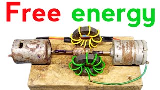 100% working free energy || Copper wire and magnet