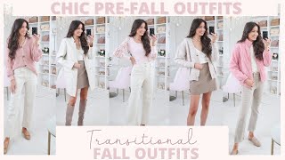 Chic Pre-Fall Outfit Ideas | Affordable Transitional Outfits for Fall!!