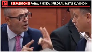 Kaosi në Kuvend/ Përjashtohet Falmur Noka, Spiropali mbyll Kuvendin dhe paralajmëron opozitën