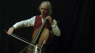 Bach Sarabande Cello Suite No 5 performed on an ancient Renaissance cello