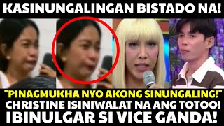 Christine IBINULGAR NA si VICE GANDA Showtime Pinagmukha raw SINUNGALING kay AXEL Expecially For you